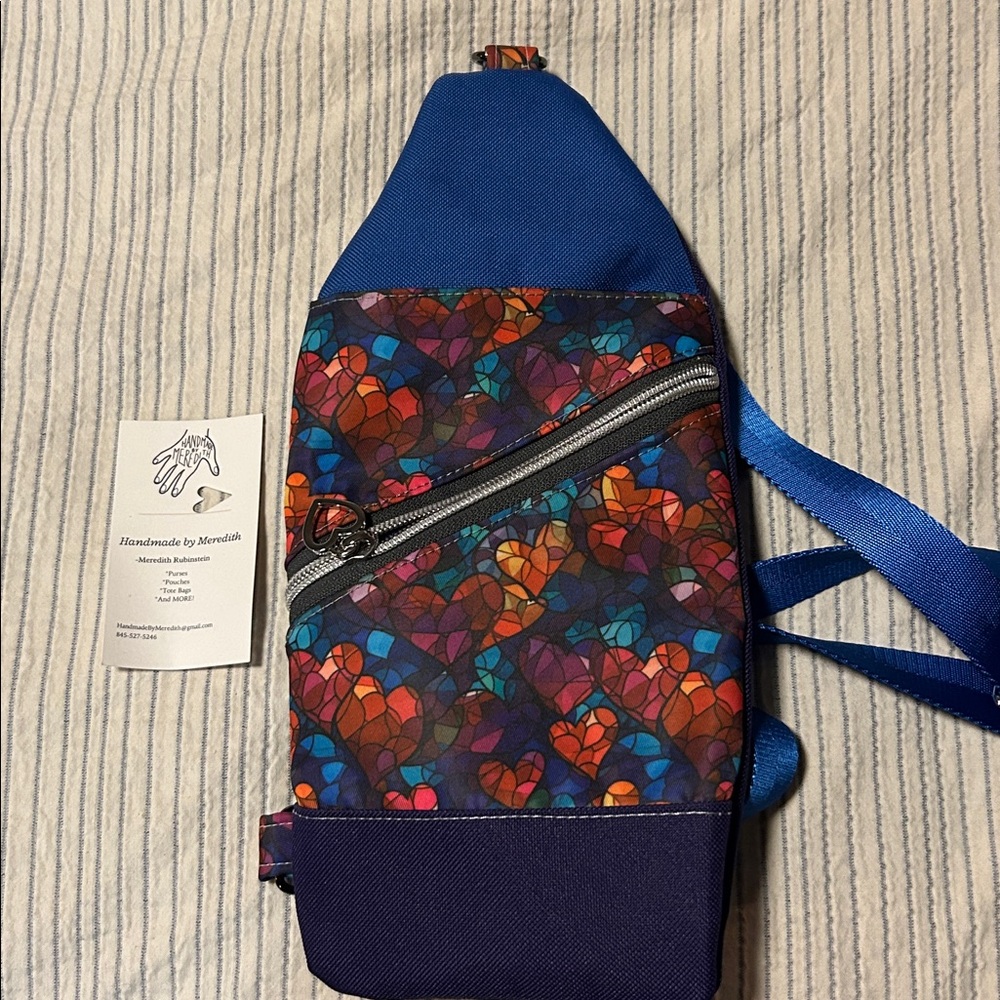 Colorful Geometric Sling Bag